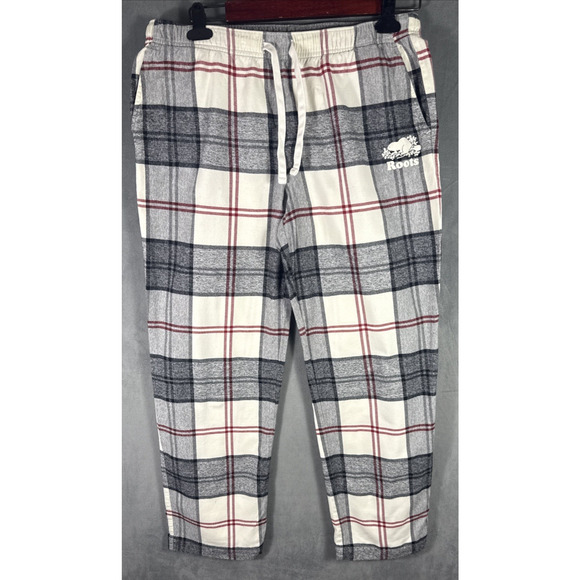 Roots Canada Inglenook 100% Cotton Pajama‎ Bottom Ladies Sz Medium - Picture 1 of 8